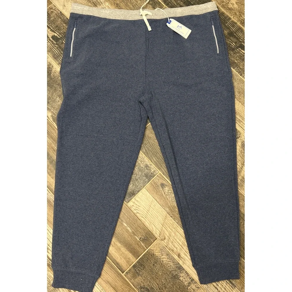 New $100 Southern Tide Backrush Heather Jogger Seven Seas‎ Blue Men's Size XXL